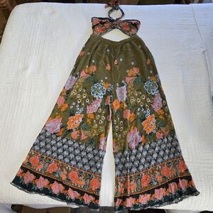 Floral Wide-Leg Jumpsuit